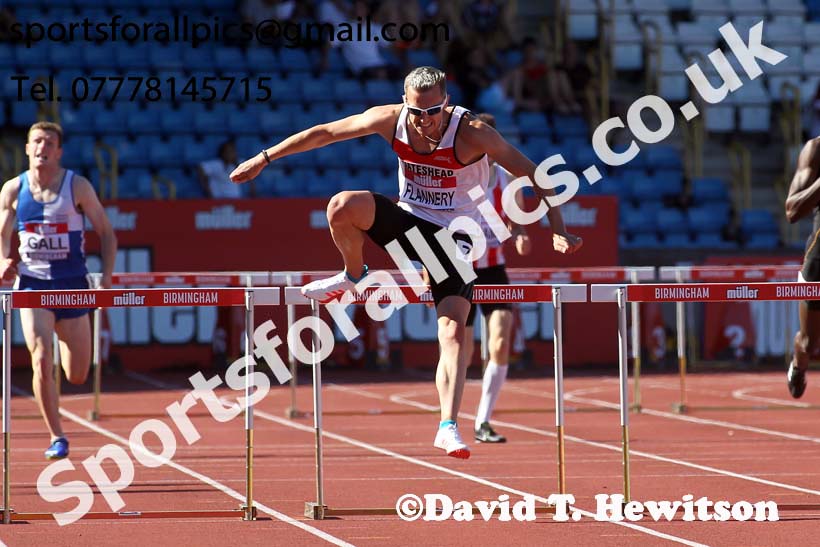Mens 400 metres hurdles, Muller British Championships, Alexander Stadium, Birmingham. Photo: David T. Hewitson/Sports for All Pics